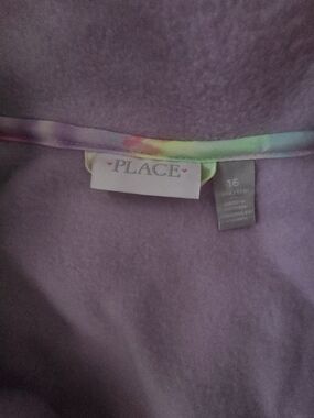 The Children's Place Lavender Jacket with Rainbow Trim